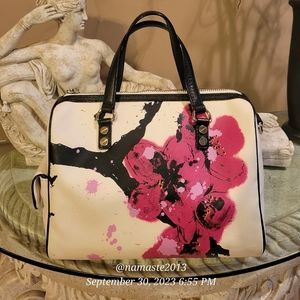 L.A.M.B. by Gwen Stefani Cherry Blossom Handbag Luxury Designer Vintage #525